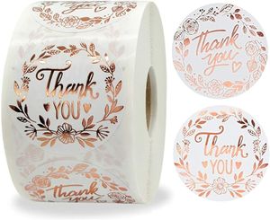 Tùy Chỉnh In Không Thấm Nước Rõ Ràng Matte Ủng hộ Đám Cưới Cảm Ơn Bạn Logo Dính Sticker Lá Vàng Sticker In Ấn Dập Nổi - Product Image 4