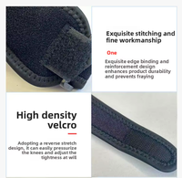 Sangle rotulienne réglable en néoprène pour tendon rotulien, attelle de genou pour la course, le basketball, la gym, le fitness, le tennis, le tennis de table, pour hommes et femmes