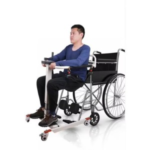 Manual Moving disabled Patient Imove Lift Transfer <b>Chair</b> Transport Bathroom Commode Toilet Seat Wheelchair - Product Image 2