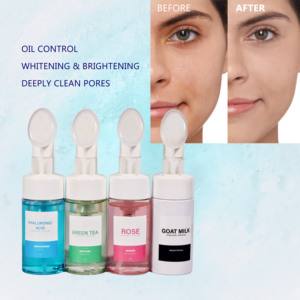 Limpiador Facial de ácido salicílico hidratante, limpiador Facial personalizado de Japón, limpiador de espuma suave, espuma limpiadora Facial blanqueadora con <span class=keywords><strong>Bru</strong></span> - Product Image 2