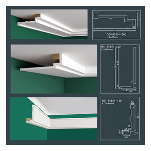 Décoration intérieure en polyuréthane, lumières <span class=keywords><strong>led</strong></span> décoratives, plafond en plâtre, moulage, <span class=keywords><strong>corniche</strong></span> pour la vie - Product Image 6