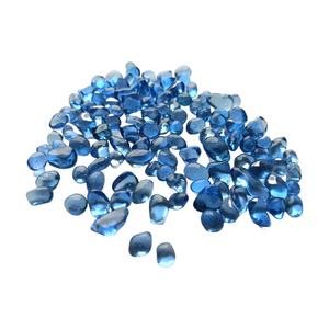 Échantillon gratuit de perles de verre bleu clair de 6 à 9 mm, billes, pierres, pierres précieuses pour <span class=keywords><strong>aquarium</strong></span>, jardin, bâtiment industriel et décoration extérieure - Product Image 5