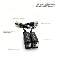 Offre Spéciale Mini Balun Vidéo Passif 1080P HD Monocanal sur Paire Torsadée UTP Cat5 Émetteur BNC Mâle pour Accessoires de Caméra CCTV