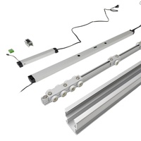 Operador de Puerta Corredera Magnética de Levitación Moderna Premium, 90 kg, Sin Caja de Engranajes, Funcionamiento Silencioso para Baños/Centros Comerciales