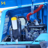 Chariot élévateur diesel de haute qualité de 3 tonnes avec accessoire de pince à rouleaux pour la manutention de cartons et de fûts