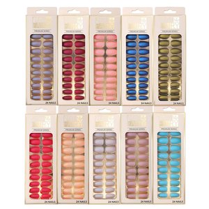 Uñas Postizas de Bailarina Largas, <span class=keywords><strong>Diseño</strong></span> Cuadrado, Acabado de Lujo, <span class=keywords><strong>Manicura</strong></span> <span class=keywords><strong>Francesa</strong></span> Artificial de Lujo para Dedos - Product Image 1
