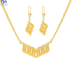 Jxx Women Set Sets Gold Necklace Plated Wholesale Fashion Bridal Suppliers 24 18k Copper Alloy Jewelry