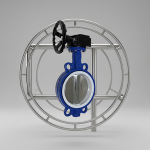 Vanne papillon à gaufres Veyron en promotion avec disque poli PN10/PN16, joint PTFE/EPDM pour le traitement des <span class=keywords><strong>eaux</strong></span> <span class=keywords><strong>usées</strong></span> - Product Image 6