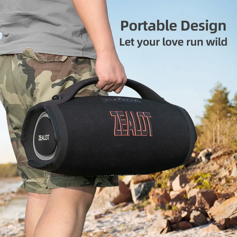 Portable Rechargeable Big Bass Party Waterproof Wireless Blue Tooth Speaker Zealot S98 · image 6