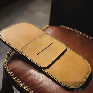 For Vintage Cowhide Business Cards Wallet Short Unisex Credit Card Open Closure Cotton Lining Anti-Theft <b>Coin</b> <b>Purse</b> for Gift - Product Image 4