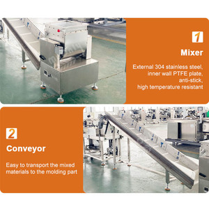 Machine de formage, de découpe et de fabrication de barres de muesli, machine de pressage de barres de bonbons aux cacahuètes - Product Image 4