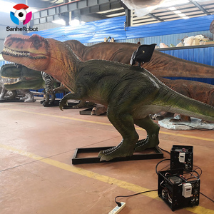 Tùy chỉnh hoạt hình đi bộ Triceratops Trex giải trí khủng long cưỡi Máy khủng long đi xe điện trên khủng long tương tác - Product Image 5