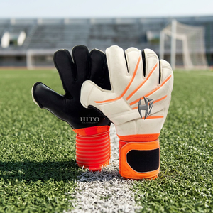 Professional American Football Goalkeeper Gloves Neoprene Latex Hand Grips Full Finger High Quality - Product Image 4