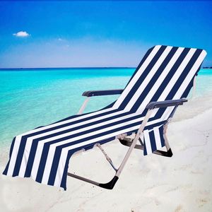 Housse de chaise de plage en gros, housse de transat, sac de rangement, serviette de plage rayée en microfibre à impression numérique 3D géométrique - Product Image 3