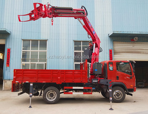 Mini 5ton Kran LKW mit Ziegel befestigung Bohrer Holz klemme - Product Image 4