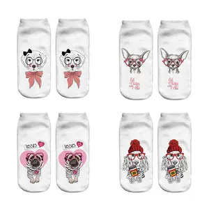 2024 Large Size Life Is Better With A Chihuahua Dogs Printing Cotton Socks