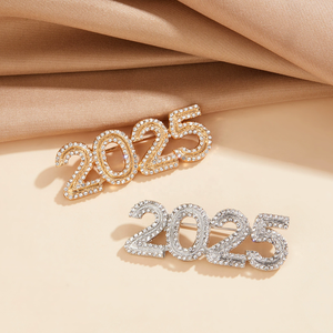 Broche en strass en alliage de Zinc pour femmes broche de déclaration en cristal étincelant accessoire de mode broche en diamant pour femmes - Product Image 6