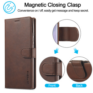 Nueva Funda Magnética de Cuero Compatible con <span class=keywords><strong>Samsung</strong></span> S26 S25 Ultra S24 Plus, Funda de Cuero para Teléfono S20FE con Ranuras para Tarjetas - Product Image 3