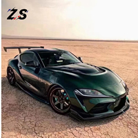 ZS pour Toyota Supra Bodykit A90 A91 mise à niveau Supra A90 Style Var lèvre avant diffuseur arrière jupes latérales Spoiler moteur capot Kit de carrosserie