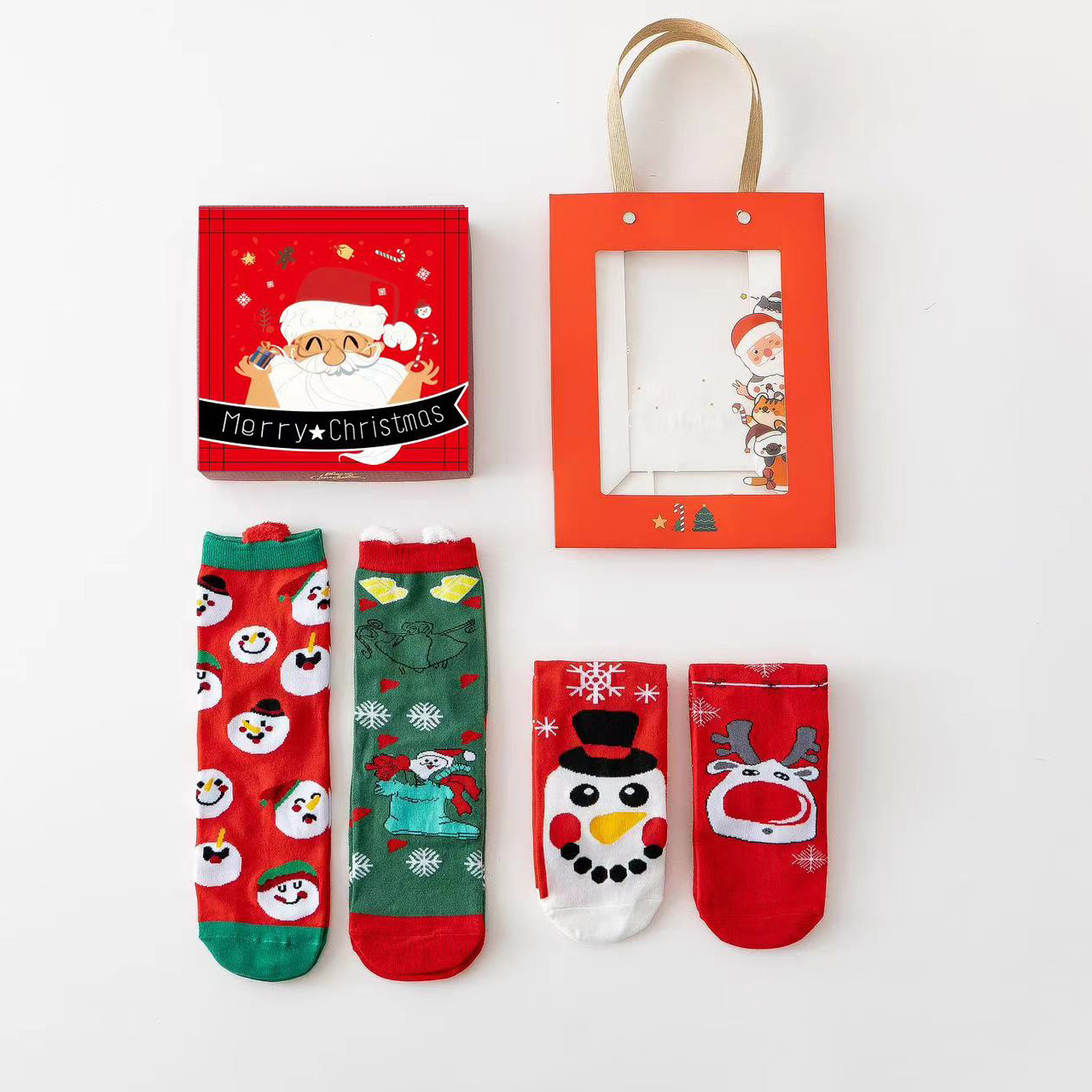 Red Snow Man G 1 boîte contient 4 paires