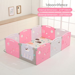 <span class=keywords><strong>Corralito</strong></span> de plástico plegable portátil para niños, cerca de seguridad para patio de juegos, <span class=keywords><strong>parque</strong></span> <span class=keywords><strong>infantil</strong></span> - Product Image 3