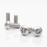 Vis à tête cylindrique Torx inviolable en acier inoxydable 304 avec goupille anti-retrait M8 M10 M12