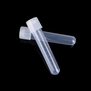 一次性实验室用品塑料12毫升培养管小瓶双盖