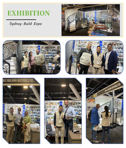 درابزين مزخرف يدويًا من الحديد المطاوع بتصميم عصري ولهجات بيضاء مع درابزين نهائي مضاد للصدأ - Product Image 6