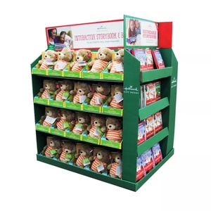 Cardboard Shop Display <b>Stands</b> Corrugated <b>Drinks</b> Snacks Water PDQ Quarter Half Pallet Display Stacking for Supermarket Promotion - Product Image 2