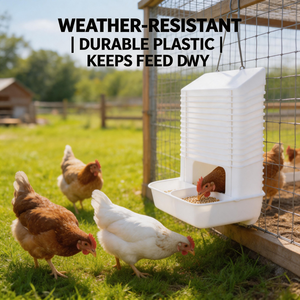 Comedero Multifuncional Colgante para Pájaros, Rectangular, Antiderrame, para Aves de Corral, <span class=keywords><strong>Gallinas</strong></span>, Patos, Palomas, Accesorios para Jaulas - Product Image 1