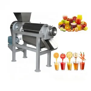 Industrial Juicer Extractor Machine Commercial Apple Juicer Machine Silver CE Provided Juice Fruit Crusher Free Spare Parts