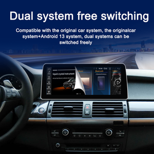 Android 14 8 çekirdekli 4G 8+256GB 12.3 inç Dahili GPS Navigasyonlu Stereo Araç DVD Oynatıcısı BMW X5 E70 X6 E71 (2007-2013) CCC CIC için - Product Image 5