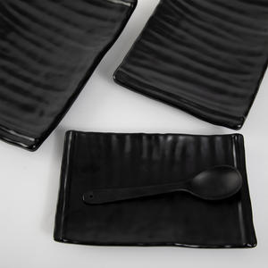 A5 <span class=keywords><strong>creativo</strong></span> estilo japonés Rectangular rayas melamina occidental postre vajilla plástico transfronterizo al por mayor plato de <span class=keywords><strong>Sushi</strong></span> - Product Image 3