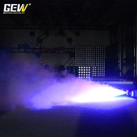 Machine à fumée LED RGB de sécurité 1500W avec télécommande manuelle pour scène, mariage, fête