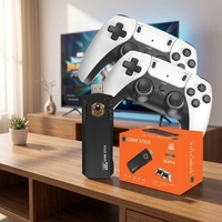 Console de jeu rétro X8 Pro 4K Game Stick avec manettes filaires et sans fil pour appareil de jeu avec plus de 35 000 jeux