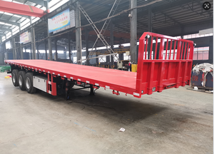 <span class=keywords><strong>Semirremolque</strong></span> de Plataforma Plana de <span class=keywords><strong>Segunda</strong></span> <span class=keywords><strong>Mano</strong></span> de 2, 3 y 4 Ejes para Transporte de Contenedores de 20, 40 y 45 Pies - Product Image 2