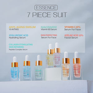 Cilt serumu Set yüz bakımı parlatıcı beyazlatma Anti Aging kollajen cilt mükemmelleştirmek nemlendirici C vitamini zerdeçal yüz serumu - Product Image 2