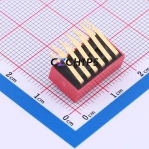 DSDA06LHGETR DIP Switch Switch Single Pole Single Throw 6 PC Pin 2.54mm - Product Image 2