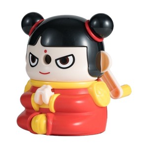 Sacapuntas Dingbang Nezha de 6-8 mm con manivela manual para niños, diseño de dibujos animados - Product Image 3