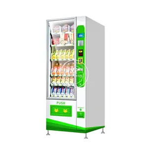 2024 tự động kiosk tự phục vụ máy bán hàng tự động cho thực phẩm và đồ uống 24 giờ tự phục vụ kết hợp máy bán hàng tự động