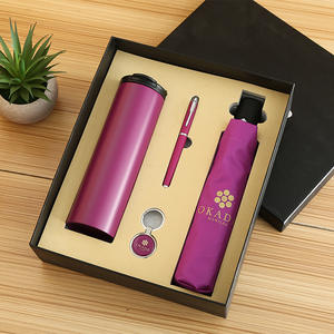 2025豪华企业促销礼品套装女性办公商务笔杯雨伞新产品 - Product Image 2