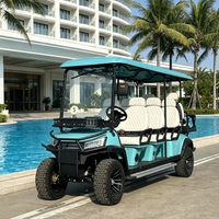 Vehículo de Golf Premium para 6 Pasajeros con Color de Carrocería Personalizable, Configuración Personalizable y Espacio de Almacenamiento Adicional en la Caja de Carga