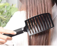 Logo personnalisé professionnel le meilleur super plastique portable massage bouclés humide démêlant brosse à cheveux de douche pour les femmes