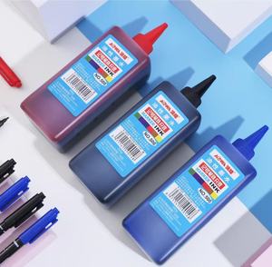 <span class=keywords><strong>Marqueur</strong></span> pour tableau blanc à base d'huile Aowa, grand flacon de 500 ml, <span class=keywords><strong>encre</strong></span> bleue/bleu foncé/violet, emballage en sac cadeau, vente en gros - Product Image 2