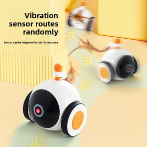 Petcore IOT CX16 Modern Eco-Friendly Plastic Smart Kitten <strong>Racing</strong> Car Space <strong>Wheel</strong> Electric Toy for Cats Boredom Relief - Product Image 4