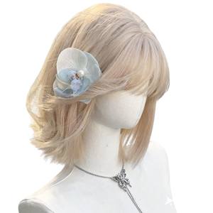 Peluca corta y recta DreamWig de 33 cm, color beige dorado, cubre toda la cabeza, línea de cabello natural, fibra Kanekalon, uso diario - Product Image 5