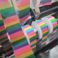 VENTE FLASH - Rouleau de paillettes multicolores à thermocoller, paillettes pour broderie, motif de paillettes pour machine à paillettes, matériau PET utilisé