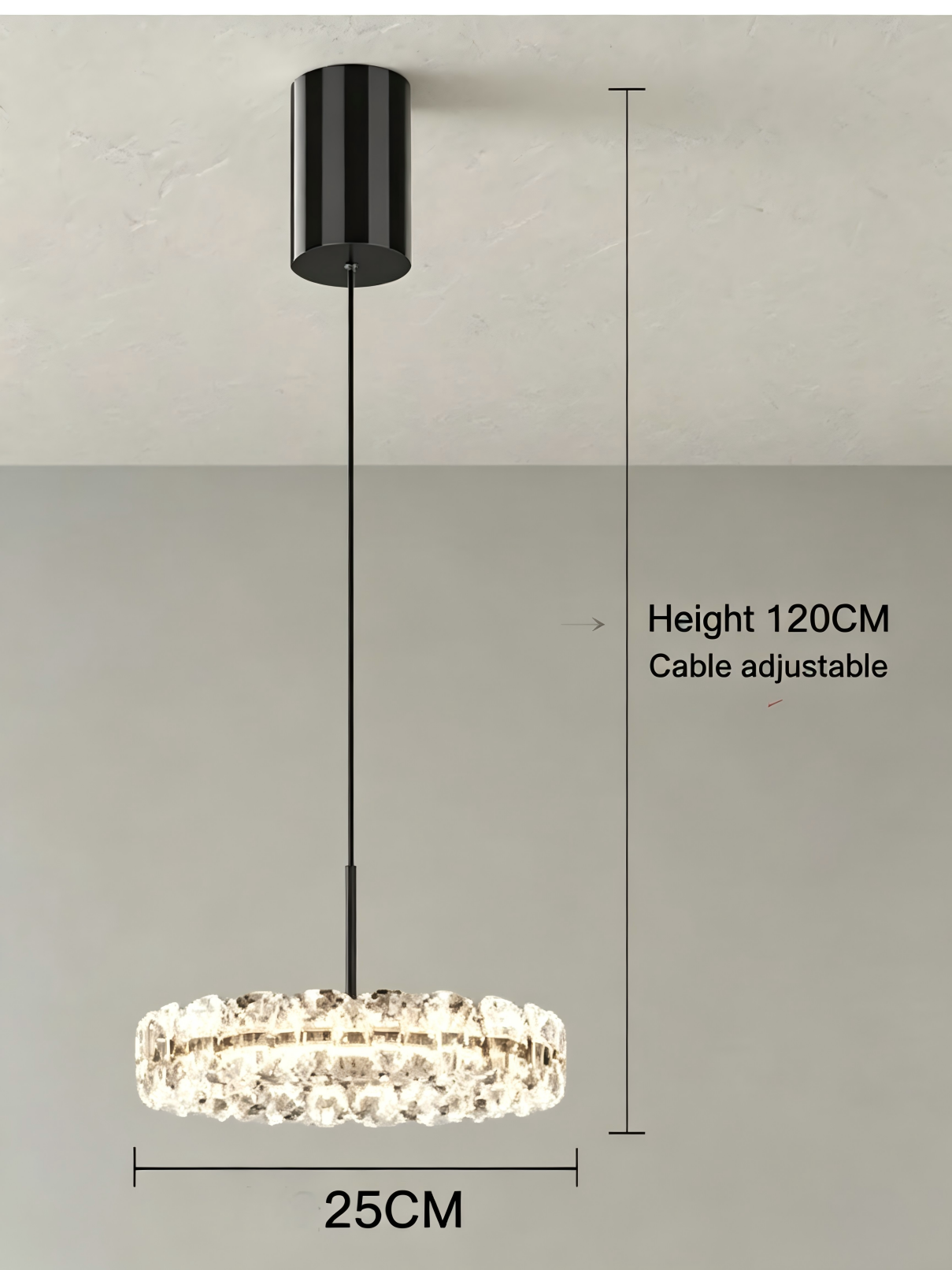 Black C  25cm