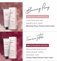 JMELLA KR FEMME FATALE PARFUM & CRÈME POUR LES MAINS - Ensemble hydratant et nourrissant de luxe, parfum floral pour peaux sèches/normales