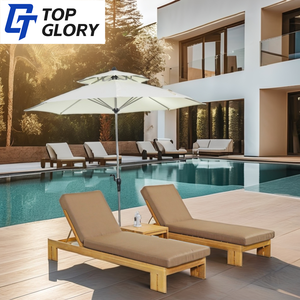 TG-Lit <span class=keywords><strong>de</strong></span> repos <span class=keywords><strong>de</strong></span> luxe en aluminium Chaise longue d'extérieur pour patio, plage, piscine et cour Chaises longues Meubles - Product Image 1